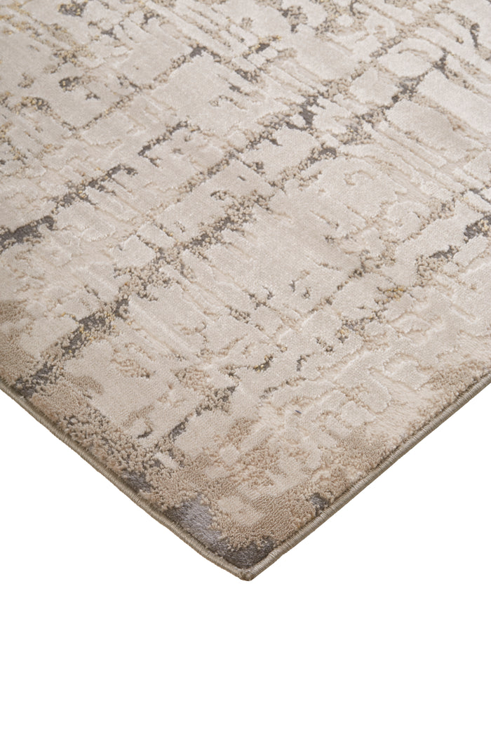 The Rug Corner Feizy Waldor Modern Abstract - Ivory/Gray