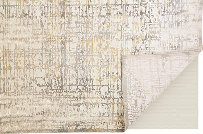 The Rug Corner Feizy Waldor Modern Abstract - Ivory/Gray