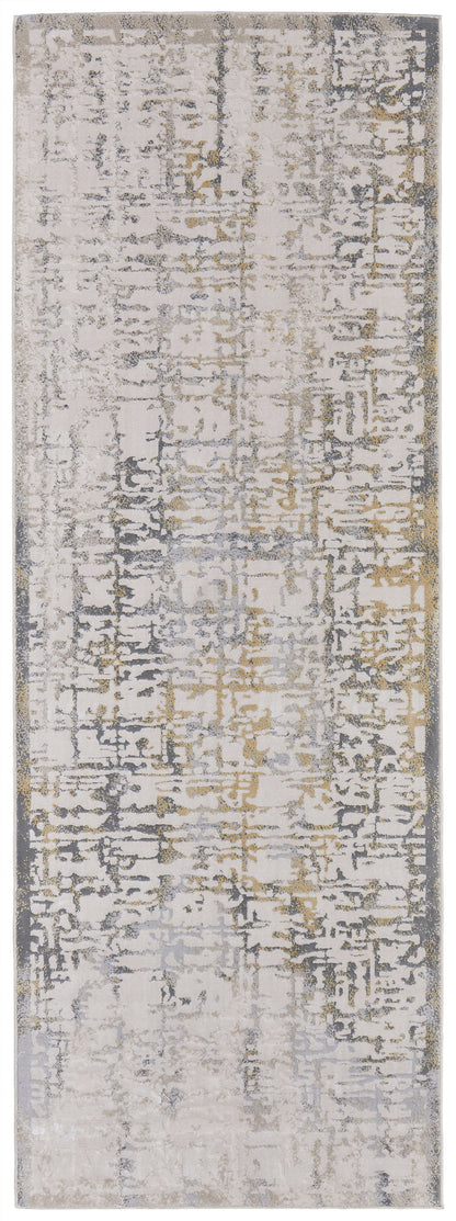 The Rug Corner Feizy Waldor Modern Abstract - Ivory/Gray