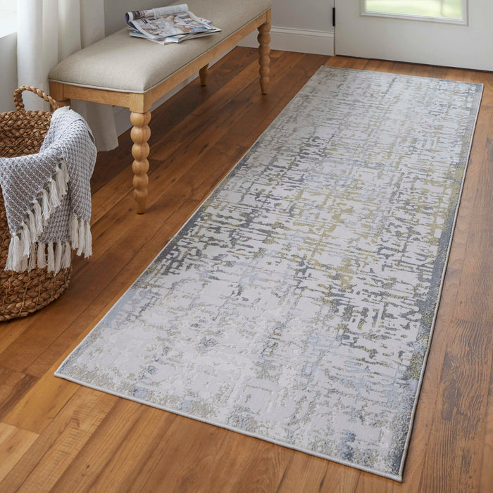 The Rug Corner Feizy Waldor Modern Abstract - Ivory/Gray