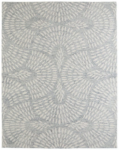 The Rug Corner Feizy Wallace Modern Floral & Botanical - Gray/Ivory  Wallace Modern Floral & Botanical - Gray/Ivory