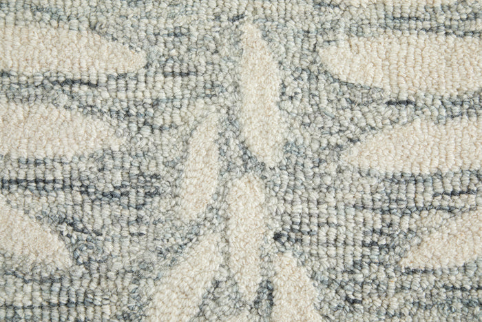 The Rug Corner Feizy Wallace Modern Floral & Botanical - Gray/Ivory  Wallace Modern Floral & Botanical - Gray/Ivory