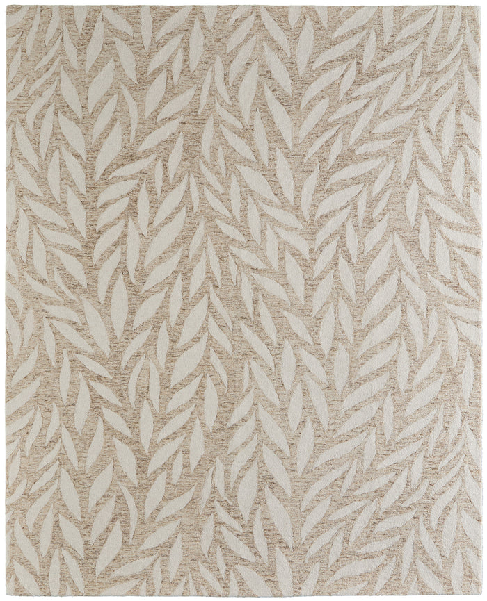 The Rug Corner Feizy Wallace Modern Floral & Botanical - Tan/Ivory