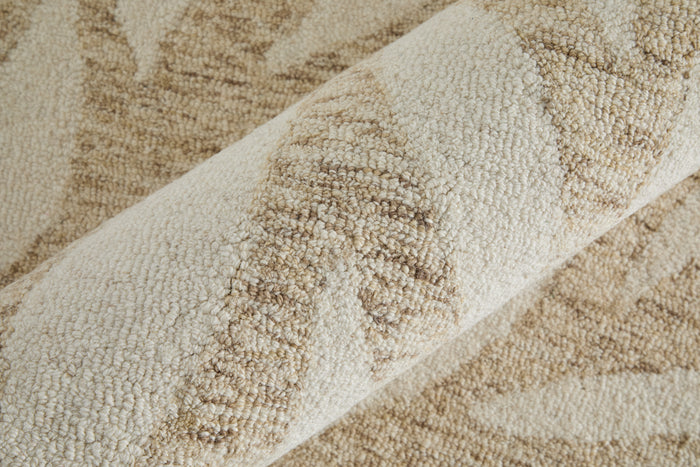 The Rug Corner Feizy Wallace Modern Floral & Botanical - Tan/Ivory