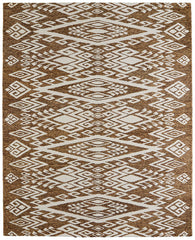 The Rug Corner Feizy Wallace Transitional Medallion - Brown/White