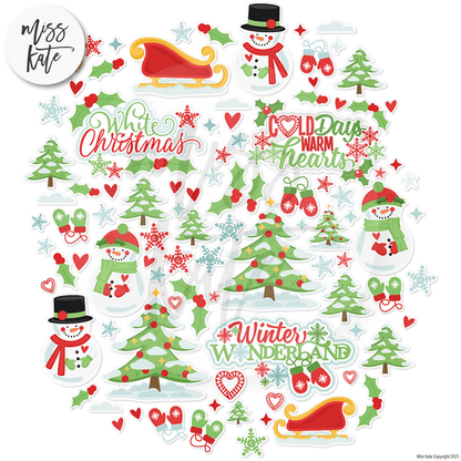 White Christmas - Die Cuts 60+