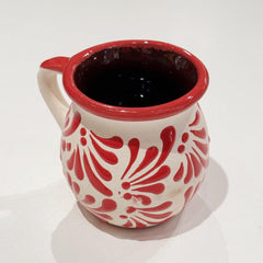 White w/ Light Red Engobe Mug