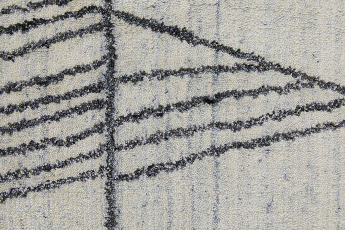 The Rug Corner Feizy Whitton Modern Abstract - Ivory/Black