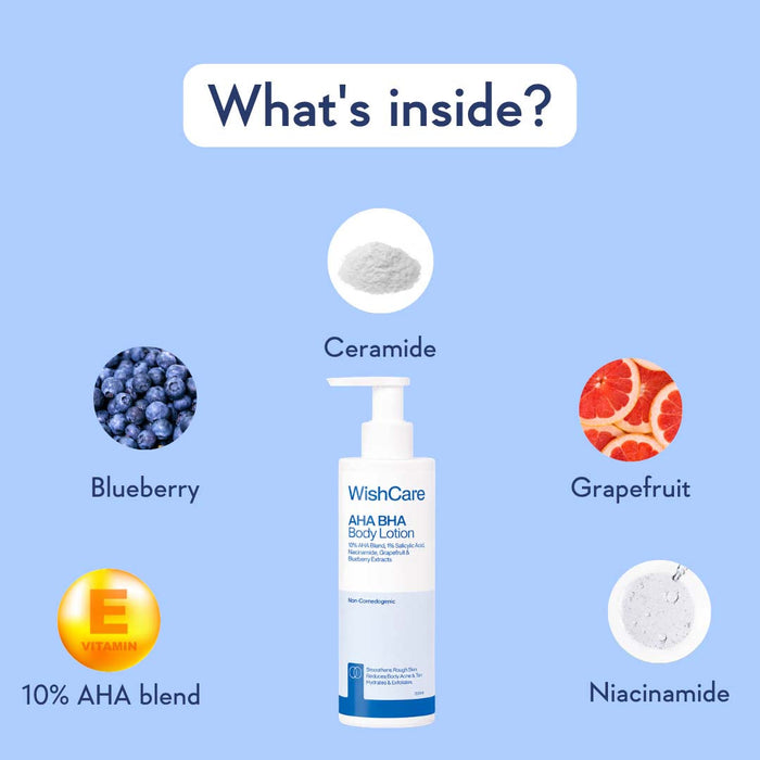 WishCare AHA + BHA Body Lotion - 200ml