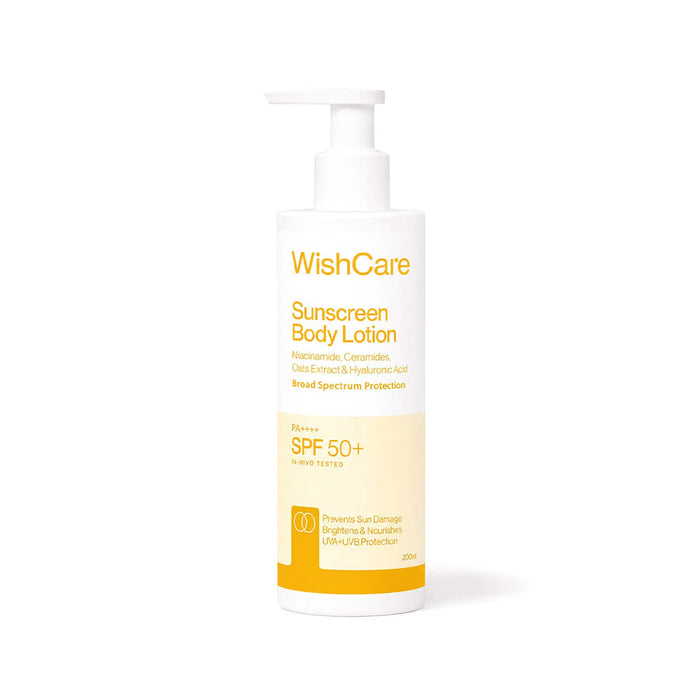 WishCare Sunscreen Body Lotion Broad Spectrum SPF50 PA+++ 200ml