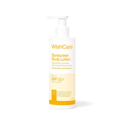 WishCare Sunscreen Body Lotion Broad Spectrum SPF50 PA+++ 200ml