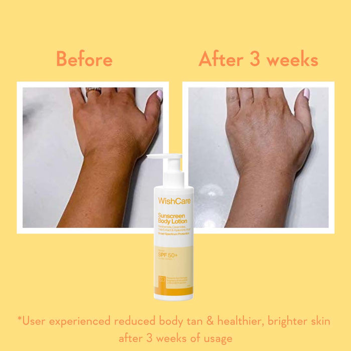 WishCare Sunscreen Body Lotion Broad Spectrum SPF50 PA+++ 200ml