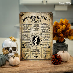 Witches Kitchen - Rustic Halloween Sign