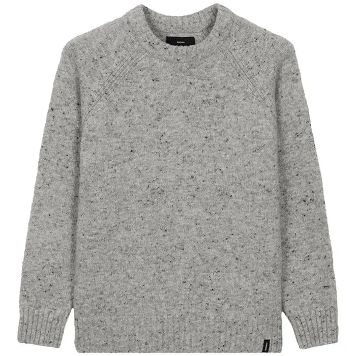 Women's Farne Crew Neck Knit Sweater in Dove Grey - FINISTERRE