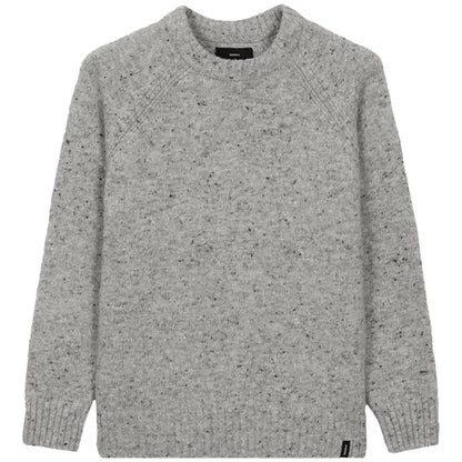 Women's Farne Crew Neck Knit Sweater in Dove Grey - FINISTERRE