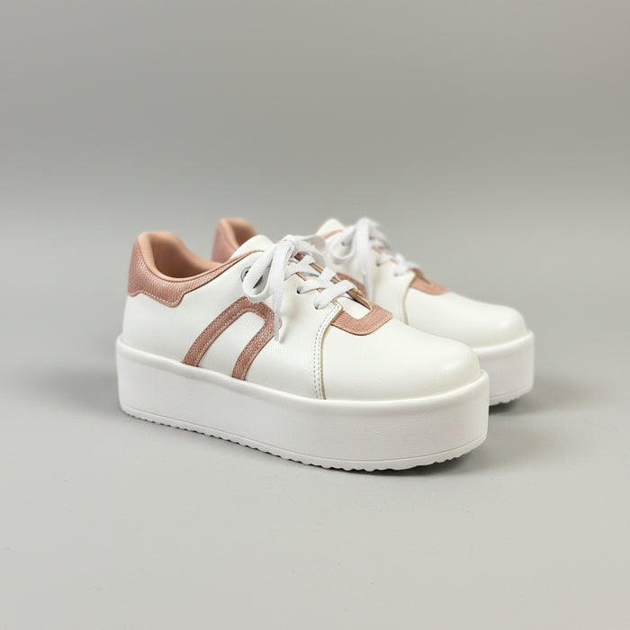 ZAPATILLA BLANCA MUJER 0466