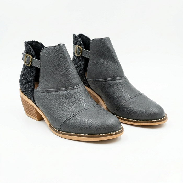 ZAPATO GRIS MUJER 0426