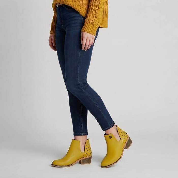 ZAPATO MOSTAZA MUJER 0409