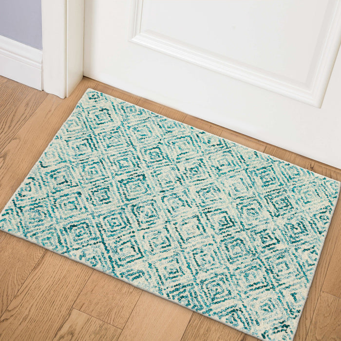 lifestyle The Rug Corner Dalyn Zoe ZZ1 Teal  Zoe ZZ1 Teal