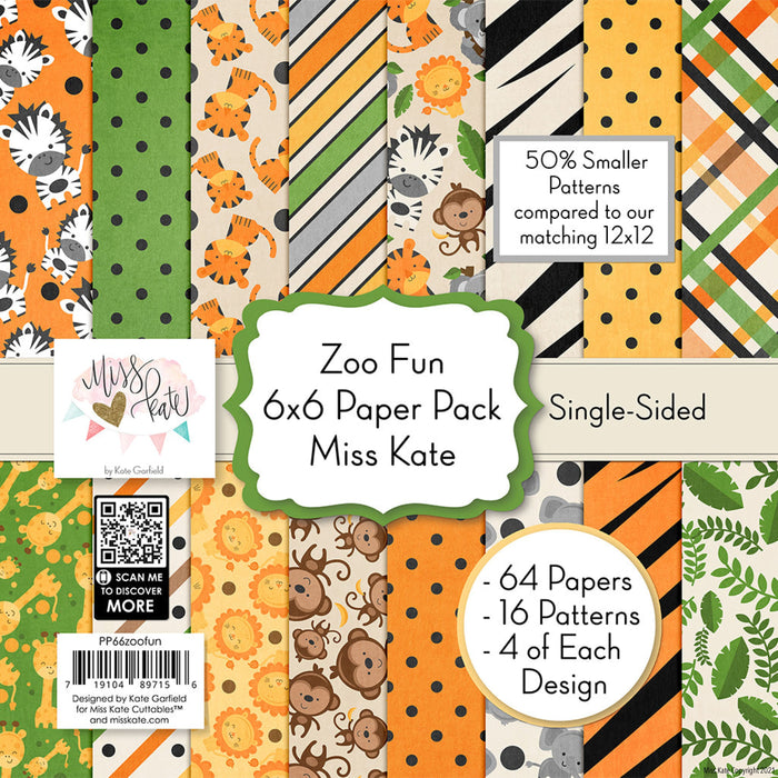 Zoo Fun - 6X6 Paper Pack (Ss)